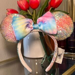 Disney Minnie Ears- Pastel Rainbow